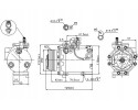 NISSENS 89349 Compressor air conditioning Catalog number of the part 86218466 NIS