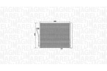 MAGNETI MARELLI CONDENSER ALPINAB6 GRAN COUPE F06 BITURBO Catalog number of the part 350203929000