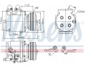 Compressor air conditioning NISSENS 89226 Part manufacturer Nissens