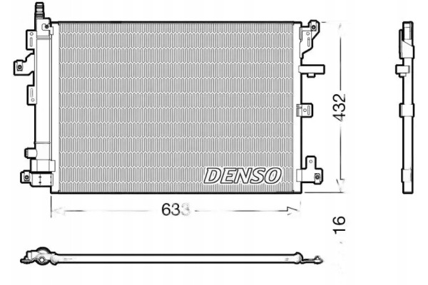 CONDENSER AIR CONDITIONING COOLER DCN33012 DENSO