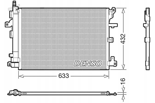 CONDENSER AIR CONDITIONING COOLER DCN33012 DENSO Packaging status original
