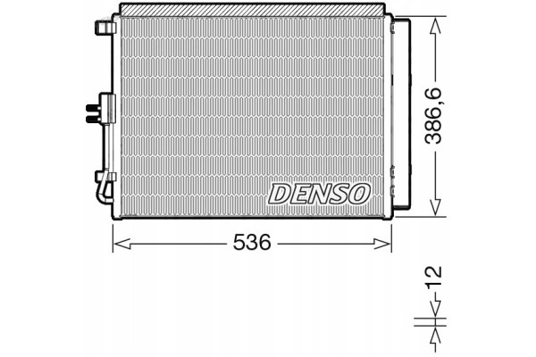 AIR CONDITIONING COOLER WITH DEHUMIDIFIER HYUNDAI KIA DCN43009 DEN