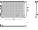 DCN41018 DENSO AIR CONDITIONING CONDENSER COOLER
