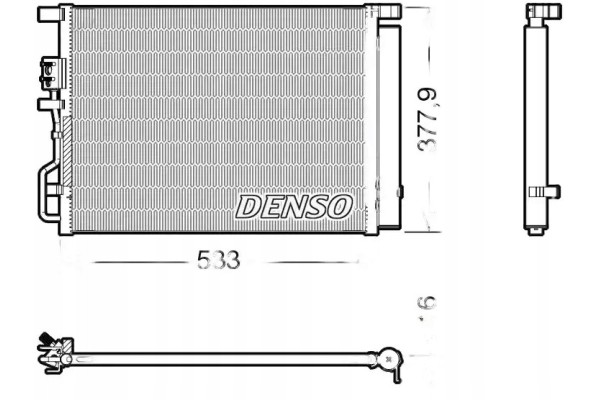 DCN41018 DENSO AIR CONDITIONING CONDENSER COOLER