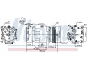 Compressor air conditioning NISSENS 89118 Part manufacturer Nissens