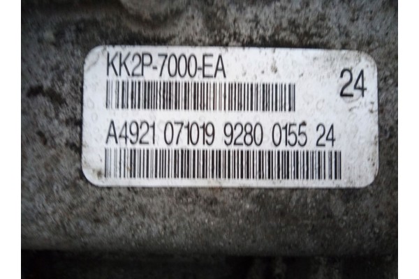 Transmission AUTOMAT FORD TRANSIT CUSTOM 2021r for parts KK2P 7000 EA Quality of parts according to GVO Q original with factory 