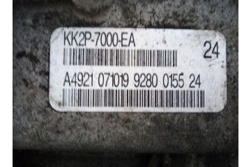 Transmission AUTOMAT FORD TRANSIT CUSTOM 2021r for parts KK2P 7000 EA Quality of parts according to GVO Q original with factory 