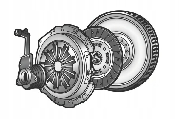 CLUTCH SET DISC FLYWHEEL PRESSURE