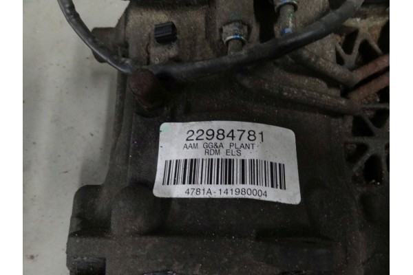 BRIDGE REAR OPEL INSIGNIA A LIFT 2015r 2 0 citd 4x4 22984781 97 thousand mileage Catalog number of the part 22984781