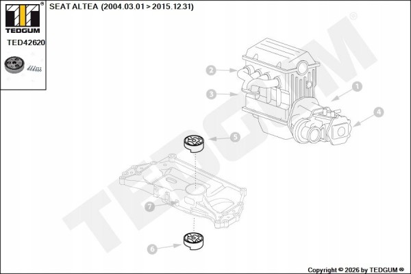 FLEXIBLE JOINT OF THE DRIVE SHAFT REAR SCREW AUDI SEAT SKODA VW Engine type gasoline diesel