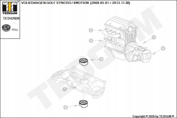 FLEXIBLE JOINT OF THE DRIVE SHAFT REAR SCREW AUDI SEAT SKODA VW Catalog number of the original AUDI 1K0 521 307 A