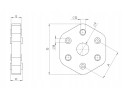 Disco de Junta Flexible del Eje de Transmisión TEDGUM TED42620