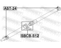 DRIVE SHAFT SUPPORT SBCB S12 FEBEST SUBARU Packaging status original