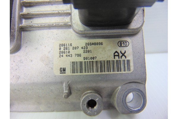 24443796  CENTRALITA MOTOR UCE OPEL CORSA C Club 2002 24443796 189201 OPEL - 2