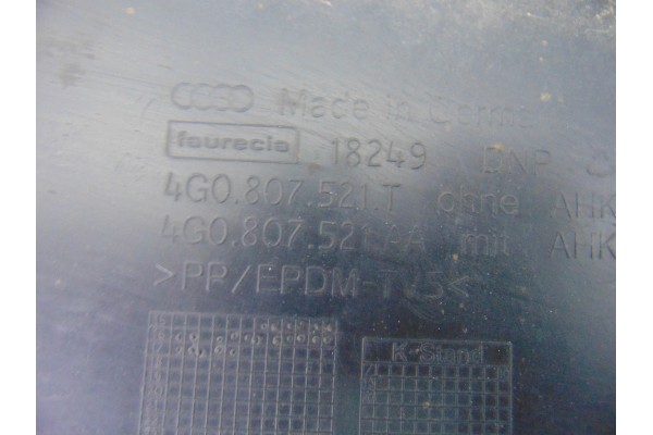 4G0807521T SPOILER PARAGOLPES TRASERO AUDI A6 BERLINA (4GC) 2.0 TDI ultra 4G0807521T 193171 AUDI - 2