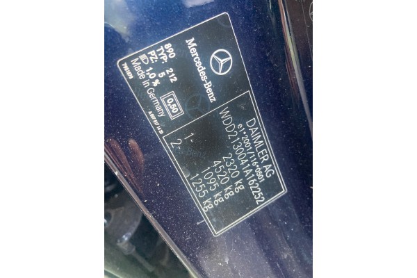 MERCEDES E CLASS E220 D W213 Transmission AUTOMAT 2 0 CDI 17r 725008 Transmission type automatic