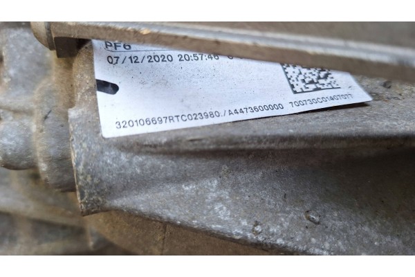 6 SPEED GEARBOX A4473600000 320106697R MERCEDES VITO W447 LIFT 14 Catalog number of substitutes 622851