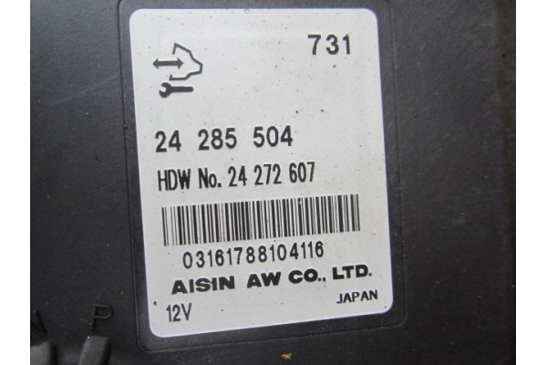 OPEL INSIGNIA SELECTOR BOX AUTOMATIC AF50 24285504 Catalog number of the part STEROWNIK 24285504 SPRZEGLO HYDROKINETYCZNE 4BA120