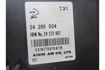 OPEL INSIGNIA SELECTOR BOX AUTOMATIC AF50 24285504 Catalog number of the part STEROWNIK 24285504 SPRZEGLO HYDROKINETYCZNE 4BA120