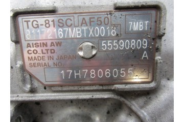 Selector Automático Caja Opel Insignia AF50 24285504