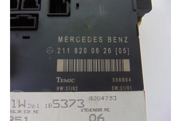 2118200626 MODULO ELECTRONICO MERCEDES-BENZ CLASE E (BM 211) BERLINA