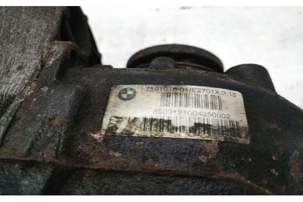 Rear reducer BMW 3 Convertible E93 7591016 2 0L diesel 2008 Car type passenger cars