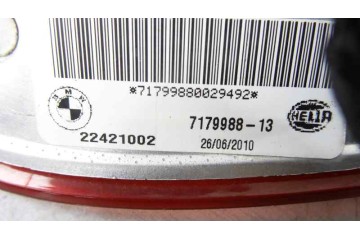 22421002  PILOTO TRASERO DERECHO INTERIOR BMW SERIE X6 (E71/72) xDrive40d 22421002 175176 BMW - 2