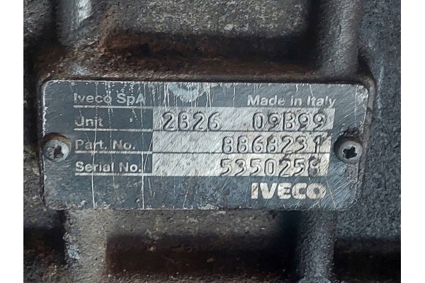 GEARBOX IVECO DAILY II LIFT 2 8 TD 2826 5 8868231 Engine type diesel