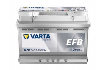 CAR BATTERY VARTA DYNAMIC EFB 70AH 760A N70 NEW MODEL