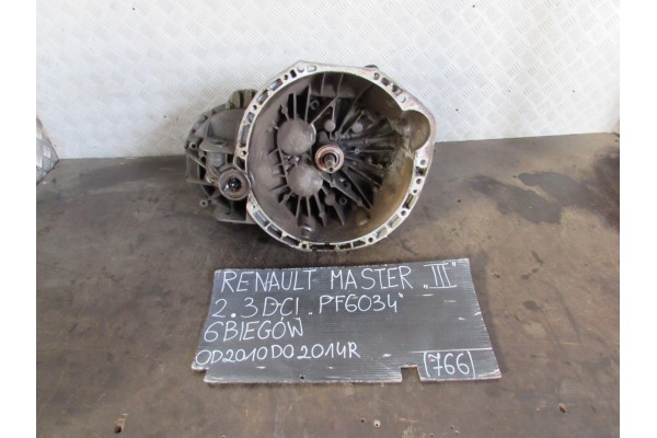 GEARBOX PF6034 6 GEARS RENAULT MASTER III 10 14R 2 3DCI