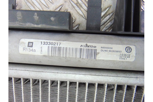 13330217 CONDENSADOR / RADIADOR  AIRE ACONDICIONADO OPEL INSIGNIA BERLINA Cosmo 2010 13330217 190533 OPEL - 2