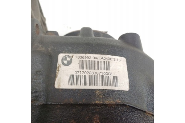 2017 BMW X5 F15 Rear differential 7636992 Installation side multipurpose