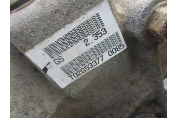 DIFFERENTIAL BRIDGE REAR CITROEN C CROSSER 2 2 D T02GS3377 2 353 Car type 4x4 SUV cargo vans passenger cars