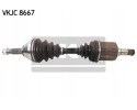 VKJC 8667 SKF HALF AXLE NISSAN QASHQAI 1 6 2 0 D LE 616MM Car type passenger cars