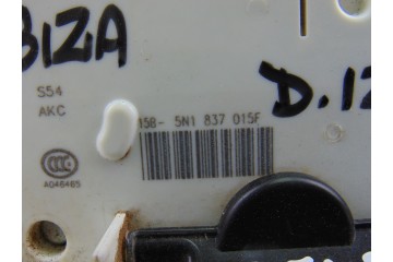 5N1837015F  CERRADURA PUERTA DELANTERA IZQUIERDA SEAT IBIZA SC (6P5) Style Connect 2016 5N1837015F 195436 SEAT - 2