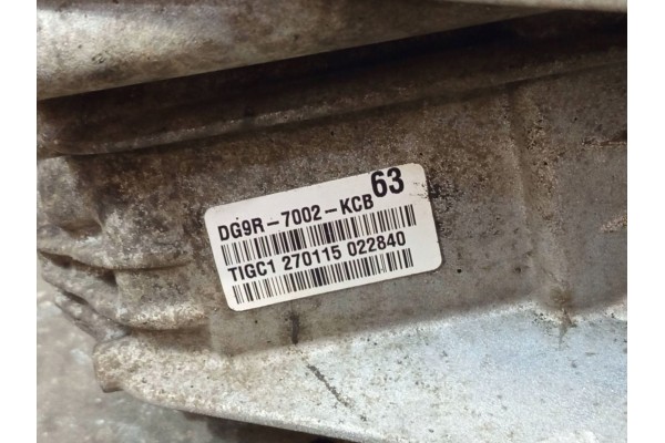 MANUAL GEARBOX FORD MK5 2 0 TDCI DG9R 7002 KCB Catalog number of the original 2701150