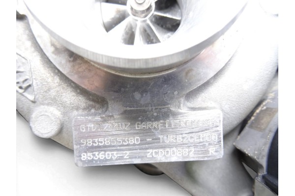 9835855380 TURBOCOMPRESOR CITROEN C3 AIRCROSS