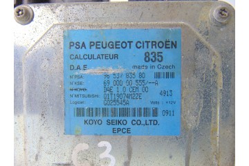 9653783580 MODULO ELECTRONICO CITROEN C3 1.1 Furio 2005 9653783580 189259 CITROEN - 3