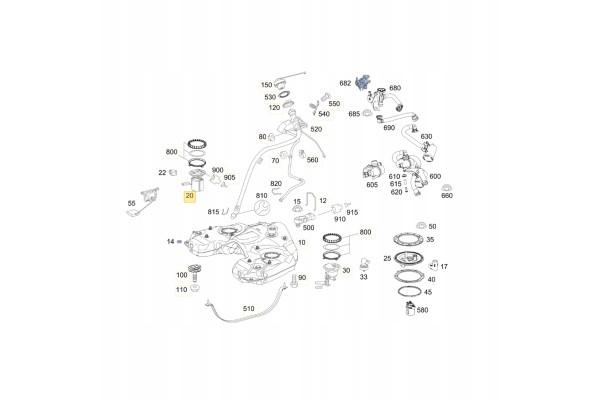FUEL PUMP FLOAT MERCEDES CLASS M ML W164 350 CDI 3 0 V6 4 0 V8 4 Matic Engine type gasoline diesel
