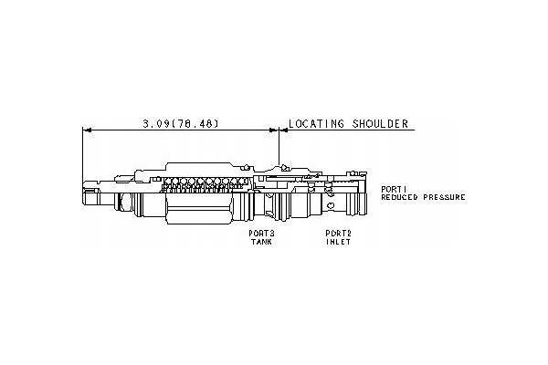 Valve T 11A 40l min 3 5 105bar Reduction Sun Hydraulics Catalog number of the part PRDB LBN