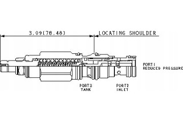 Valve T 11A 40l min 3 5 105bar Reduction Sun Hydraulics Catalog number of the part PRDB LBN