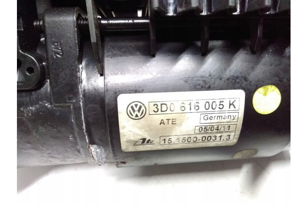 Suspension compressor VW PHAETON 3D_ 3D0616005K 2 97L diesel 165kW 2005 Quality of parts according to GVO O original with manufa