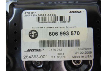 606993570 MODULO ELECTRONICO ALFA ROMEO GT (125) 1.9 JTD 16V 150/ Progression 2006 606993570 185421 ALFA ROMEO - 4