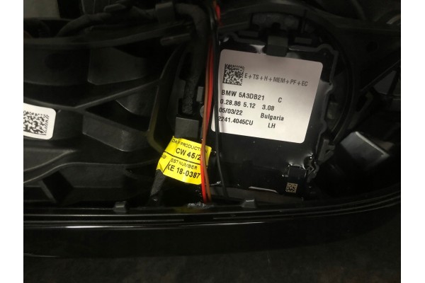 Espejo Exterior Izquierdo BMW G20 G21 5 Pines M-Package Foto Cromátic