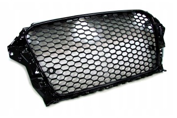 Audi A3 8V 12 RSlook grille glossy black BlackPiano PDC honeycomb Catalog number of the part ER SG03 A3 01SB 1