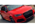 Rejilla Audi A3 8V 12- RSlook negro brillo BlackPiano panal con PDC