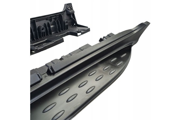 Side threshold steps for Mercedes GLC X253 C253 from 16 22 BLACK MAT Customs tariff code 87082990