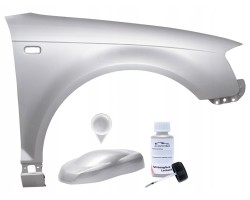 Mudguard Audi A3 8P right in colour LY7W new coating