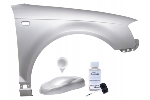 Mudguard Audi A3 8P right in colour LY7W new coating
