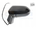 Outside Mirror Left Complete Convex Electric Heated VAN WEZEL